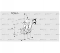 VCS2E40R/40R05NLWR6/PPPP/PPPP (88106686) Сдвоенный газовый клапан Kromschroder