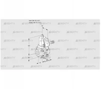 VAS115R/NQGR (88001608) Газовый клапан Kromschroder