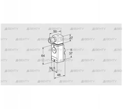 DG 300VC5-6WG (84448921) Датчик-реле давления газа Kromschroder