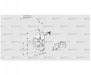 VAD125R/NW-50A (88000365) Газовый клапан с регулятором давления Kromschroder