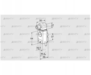 DG 60/300VC4-6W (84448934) Датчик-реле давления газа Kromschroder