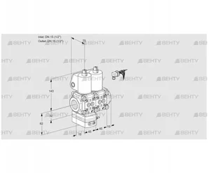 VCD1E15R/15R05D-100NWL/PPPP/PPPP (88107226) Регулятор давления Kromschroder