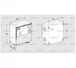 BCU460-3/1LWGBB1/1 (88610085) Блок управления горением Kromschroder