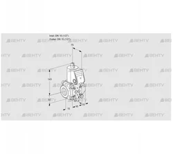 VAS1T15N/NK (88003774) Газовый клапан Kromschroder