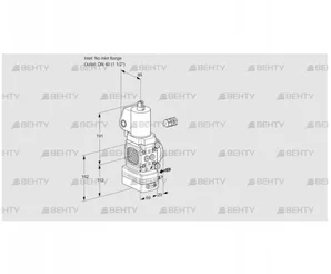 VAG2-/40R/NPGLAK (88027548) Газовый клапан с регулятором соотношения Kromschroder