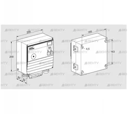 BCU480-5/3/2LW3GBPS4/1 (88613923) Блок управления горением Kromschroder