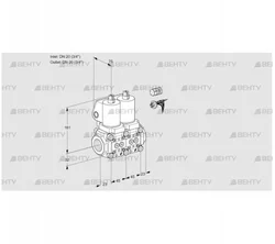 VCS1E20R/20R05NNQSL7/PPPP/PPPP (88102694) Сдвоенный газовый клапан Kromschroder