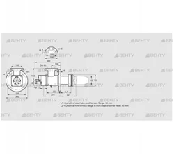 BIC 140RB-50/85-(47)E (84099760) Газовая горелка Kromschroder