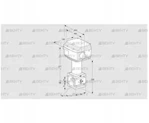 RV 2/XML10Q60E (86060591) Регулирующий клапан Kromschroder