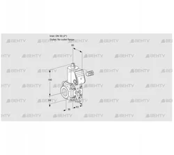 VAS350/-R/NK (88007953) Газовый клапан Kromschroder