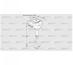 IBH65Z01A/40A2AR10 (88301469) Дроссельная заслонка Kromschroder