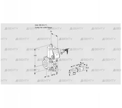 VAS125/-R/NW (88032774) Газовый клапан Kromschroder