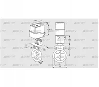 IDR40Z03D100AS/50-60W30TR10 (88303454) Дроссельная заслонка Kromschroder