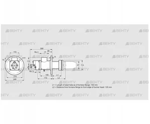 BIC 80HM-100/135-(35)F (84032025) Газовая горелка Kromschroder