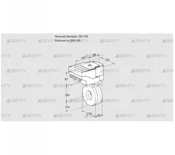 IBG150/100Z05/40A2D (88303572) Дроссельная заслонка Kromschroder