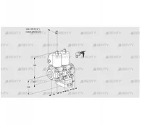 VCG3E50R/50R05NGEWL/PPPP/PPPP (88100707) Клапан с регулятором соотношения Kromschroder