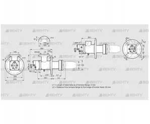 BIC 125RML-0/35-(18)E (84034017) Газовая горелка Kromschroder