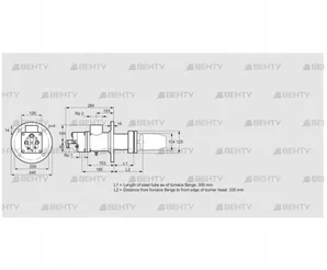 BIC 100RB-300/335-(109)E (84033249) Газовая горелка Kromschroder