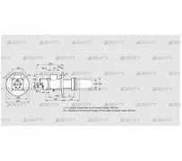 BIC 100HB-400/435-(37)E (84033050) Газовая горелка Kromschroder