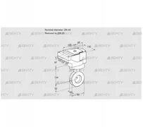 IBAF40/25Z05/20-60W3TR10 (88300791) Дроссельная заслонка Kromschroder