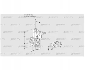 VAS350/-R/NW (88007954) Газовый клапан Kromschroder