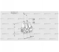 VCS2E40F/25R05FNNVWR3/PPPP/PPPP (88101766) Сдвоенный газовый клапан Kromschroder