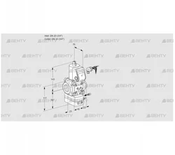 VAG120R/NWAE (88025075) Газовый клапан с регулятором соотношения Kromschroder