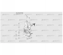 VAG1-/15R/NWSRBE (88010436) Газовый клапан с регулятором соотношения Kromschroder