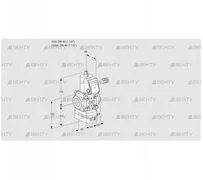 VAD240R/NW-100A (88004825) Газовый клапан с регулятором давления Kromschroder