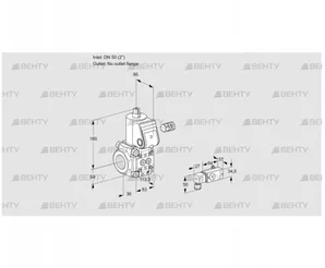 VAS350/-R/NW (88010990) Газовый клапан Kromschroder