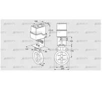 IDR200Z03D100AS/50-15Q15TR10 (88303297) Дроссельная заслонка Kromschroder