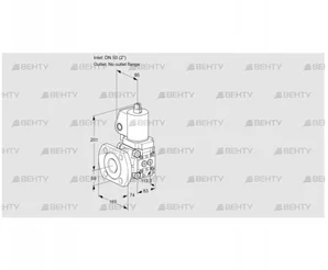 VAS350/-F/NWGL (88019402) Газовый клапан Kromschroder