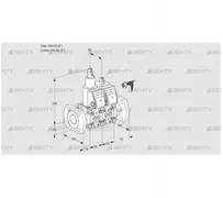 VCS3E50F/50F05LNWR/PPPP/PPPP (88103762) Сдвоенный газовый клапан Kromschroder