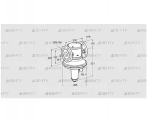 GIK 100F02-6 (85094220) Регулятор соотношения газ/воздух Kromschroder