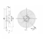 Осевой вентилятор ebmpapst S2D300BP0237