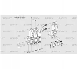 VCS2E40R/40R05NNQR6/PP4-/PPZS (88101475) Сдвоенный газовый клапан Kromschroder