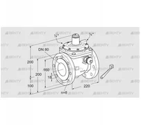 JSAV 80F50/1-0 (03151135) Предохранительный запорный клапан Kromschroder