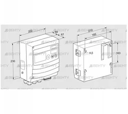 BCU480W1P6C1D0000K2E1-/LM400WF0O0E1- (88680294) Блок управления горением Kromschroder