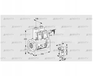 VCS665F05NNWRE/P3PP/PPPP (88205049) Сдвоенный газовый клапан Kromschroder