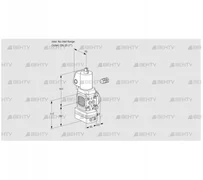 VAD1-/25R/NPGL-100A (88027512) Газовый клапан с регулятором давления Kromschroder