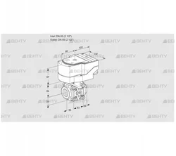 IFC365/65R05-40PPPP/20-60Q3T (88302554) Регулирующий клапан с сервоприводом Kromschroder