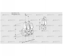 VCS2T40N/40N05NNQSR/PPPP/PPBS (88103201) Сдвоенный газовый клапан Kromschroder