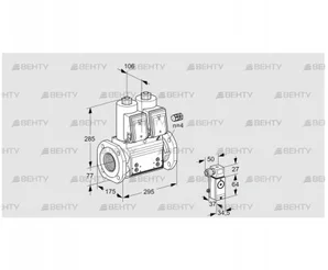 VCS665F05NNWR3B/4-4-/PPPP (88204095) Сдвоенный газовый клапан Kromschroder