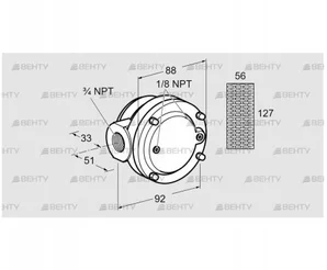 GFK 20TN40-3 (81936500) Газовый фильтр Kromschroder