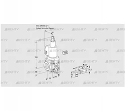 VAS350/-R/LWSL (88007981) Газовый клапан Kromschroder