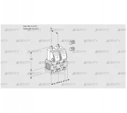 VCS1E15R/15R05FNNWR3/PPPP/PPPP (88101230) Сдвоенный газовый клапан Kromschroder