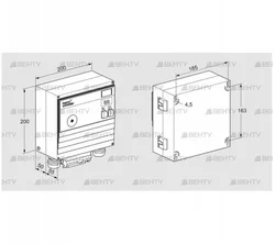 BCU465-3/1LW8GBPA (88612594) Блок управления горением Kromschroder