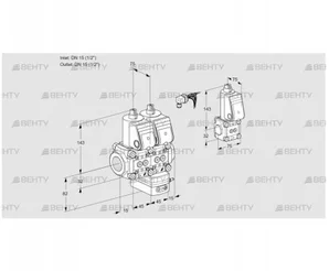 VCD1E15R/15R05ND-25WR/PPPP/PPZS (88100716) Регулятор давления Kromschroder