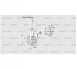 VAS115/-R/NW (88019456) Газовый клапан Kromschroder