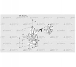 VAG115R/NWBE (88006300) Газовый клапан с регулятором соотношения Kromschroder